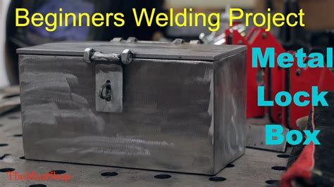 utube welding a metal box|metal shop box welding.